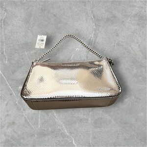 Michael Kors Medium Metallic Jet Set Crossbody Bag NWT